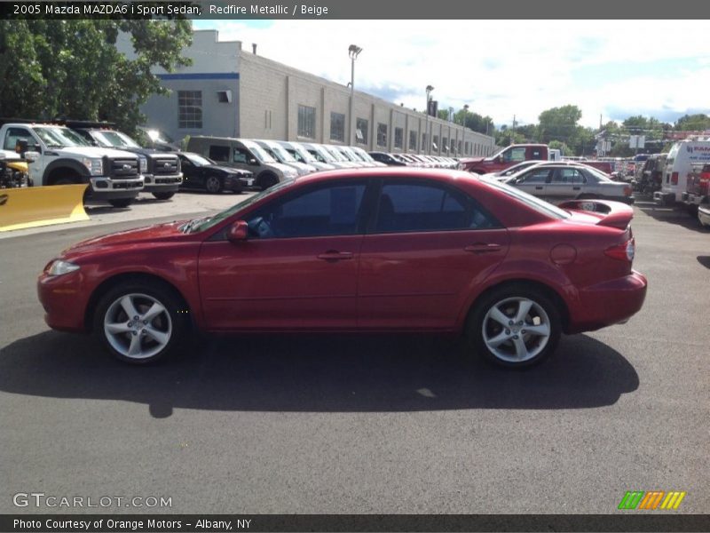 Redfire Metallic / Beige 2005 Mazda MAZDA6 i Sport Sedan