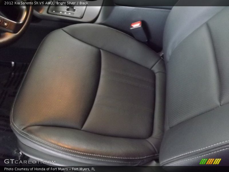 Bright Silver / Black 2012 Kia Sorento SX V6 AWD
