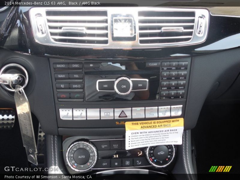 Controls of 2014 CLS 63 AMG