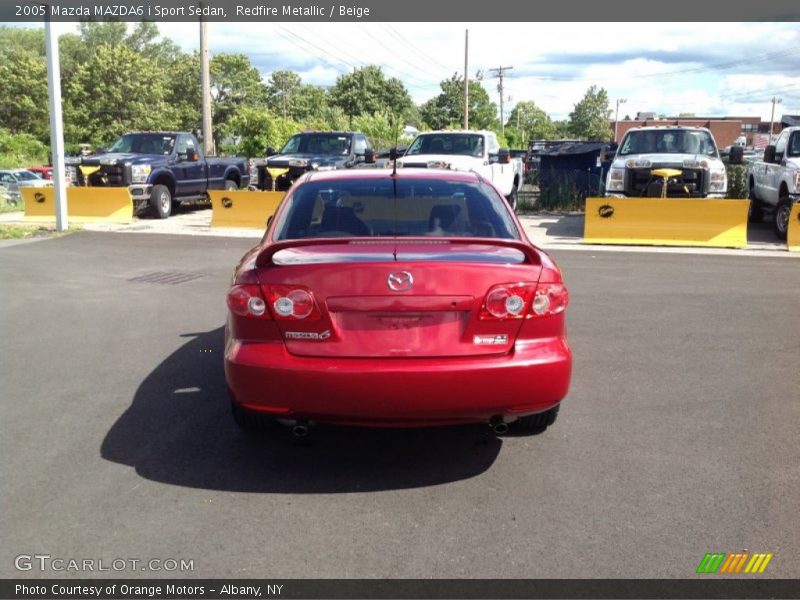 Redfire Metallic / Beige 2005 Mazda MAZDA6 i Sport Sedan