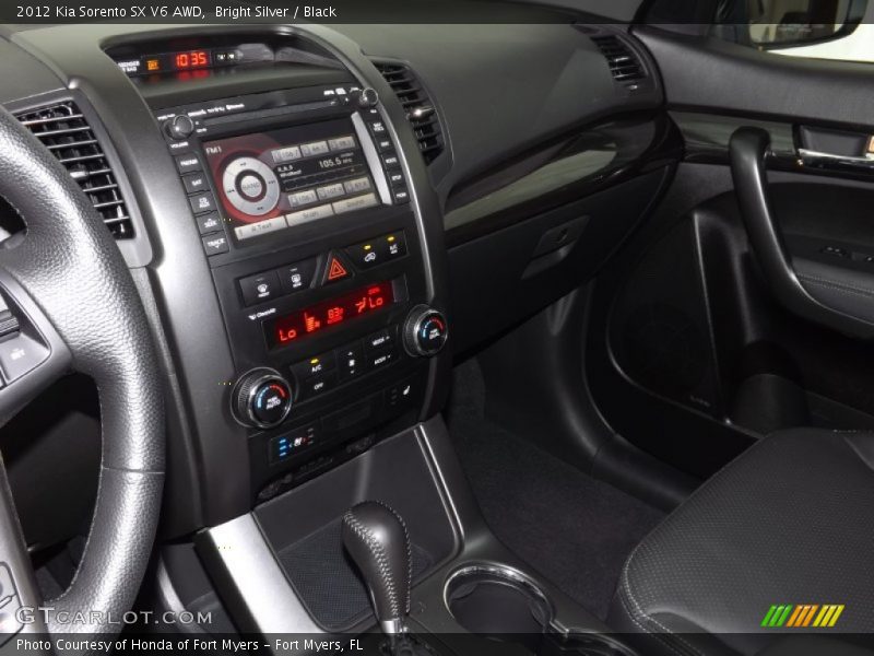 Bright Silver / Black 2012 Kia Sorento SX V6 AWD