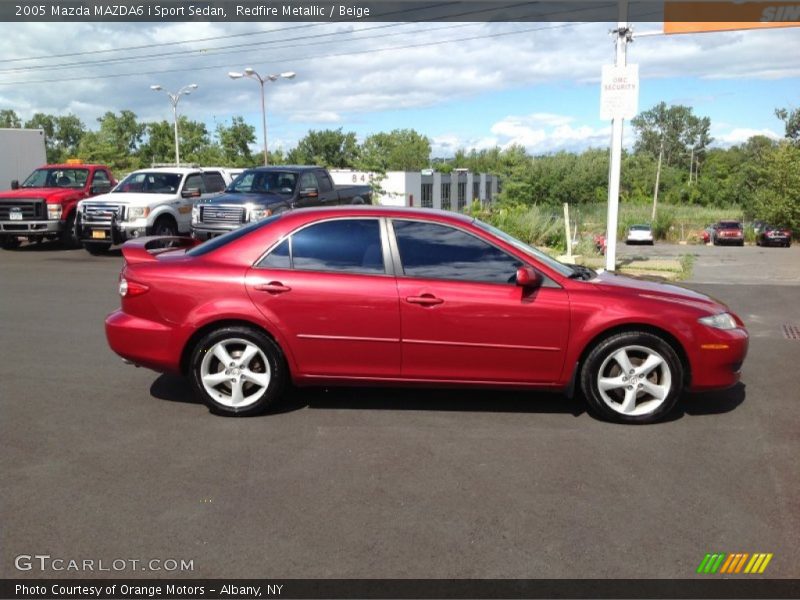 Redfire Metallic / Beige 2005 Mazda MAZDA6 i Sport Sedan