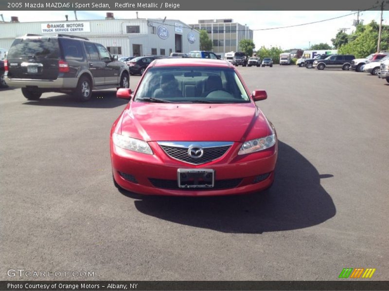 Redfire Metallic / Beige 2005 Mazda MAZDA6 i Sport Sedan