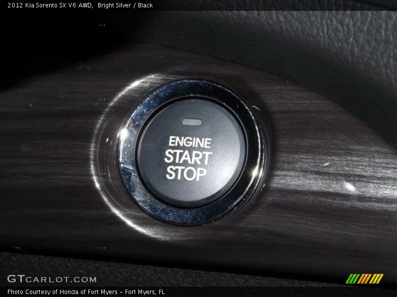 Bright Silver / Black 2012 Kia Sorento SX V6 AWD