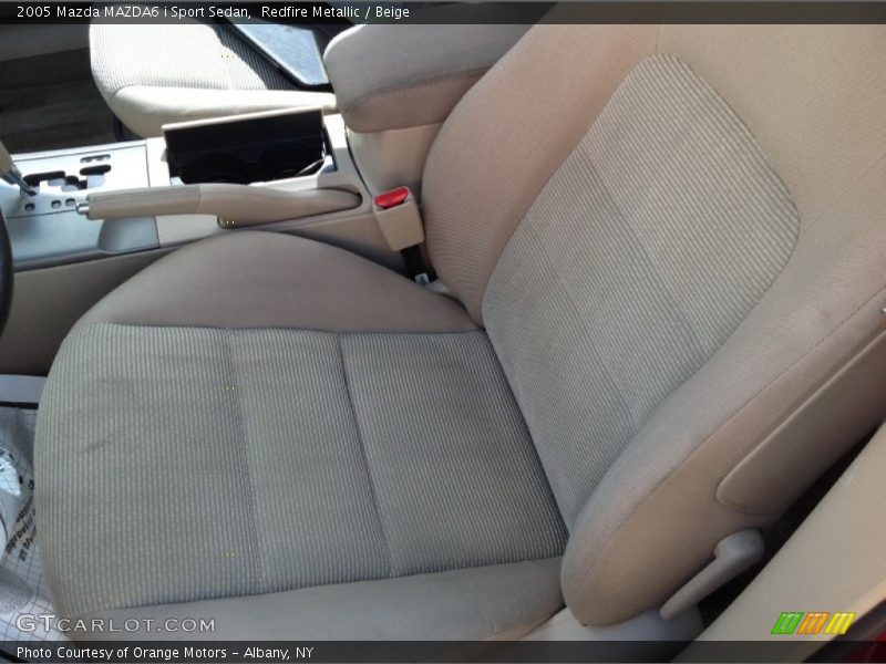 Redfire Metallic / Beige 2005 Mazda MAZDA6 i Sport Sedan