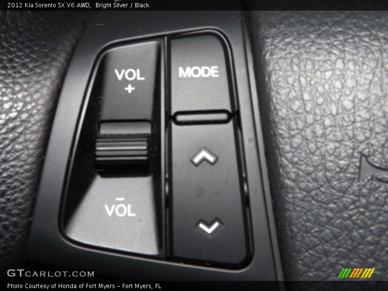 Bright Silver / Black 2012 Kia Sorento SX V6 AWD