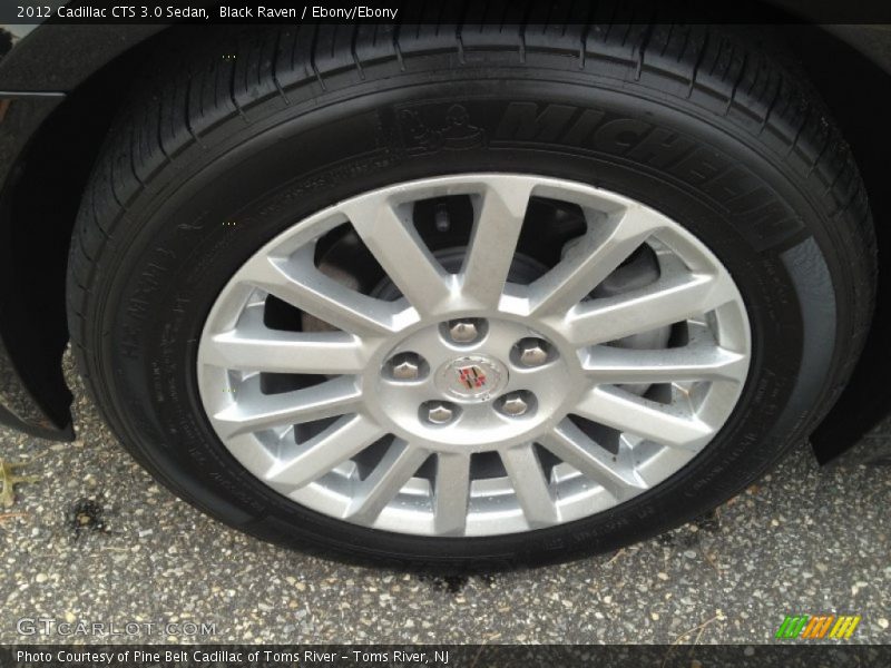 Black Raven / Ebony/Ebony 2012 Cadillac CTS 3.0 Sedan