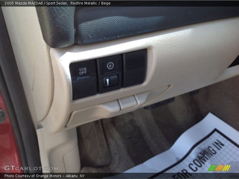 Redfire Metallic / Beige 2005 Mazda MAZDA6 i Sport Sedan