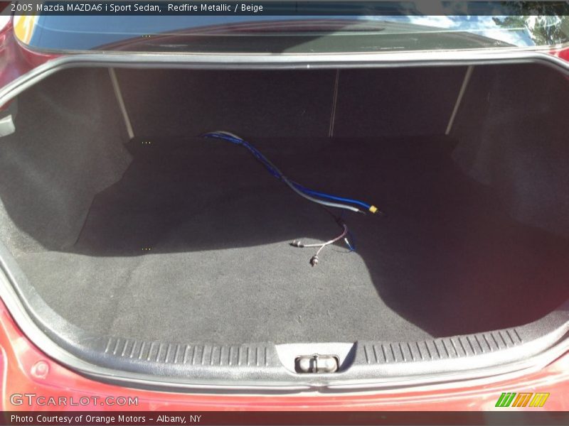 Redfire Metallic / Beige 2005 Mazda MAZDA6 i Sport Sedan