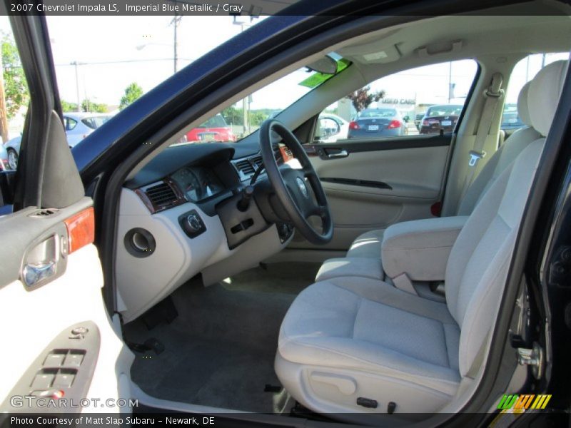 Imperial Blue Metallic / Gray 2007 Chevrolet Impala LS