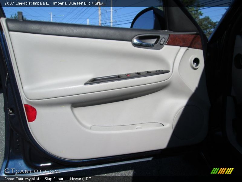 Imperial Blue Metallic / Gray 2007 Chevrolet Impala LS