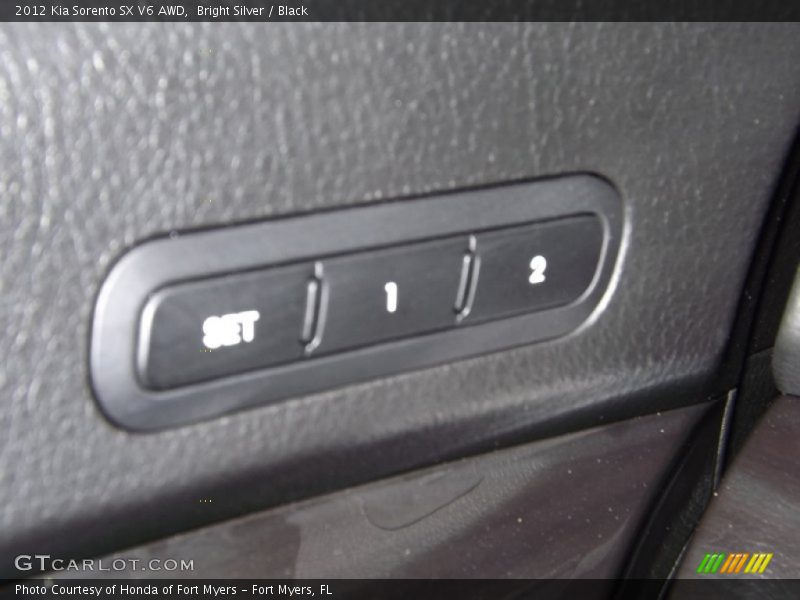 Bright Silver / Black 2012 Kia Sorento SX V6 AWD