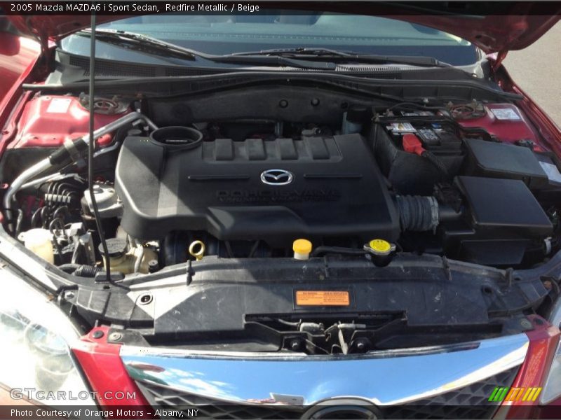 Redfire Metallic / Beige 2005 Mazda MAZDA6 i Sport Sedan