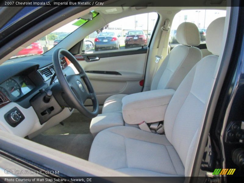 Imperial Blue Metallic / Gray 2007 Chevrolet Impala LS