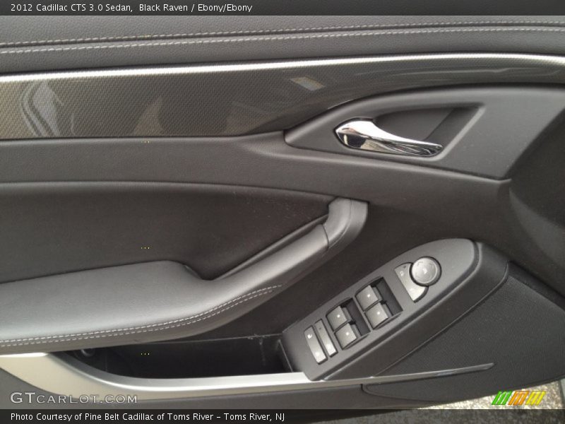 Black Raven / Ebony/Ebony 2012 Cadillac CTS 3.0 Sedan