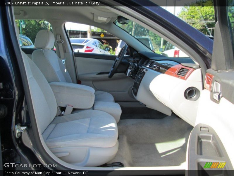 Imperial Blue Metallic / Gray 2007 Chevrolet Impala LS