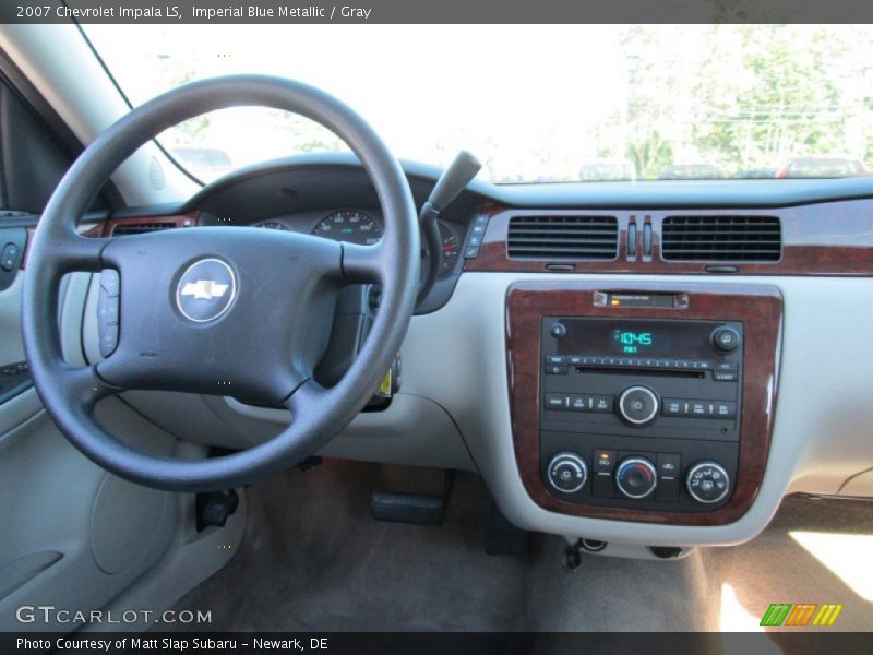 Imperial Blue Metallic / Gray 2007 Chevrolet Impala LS