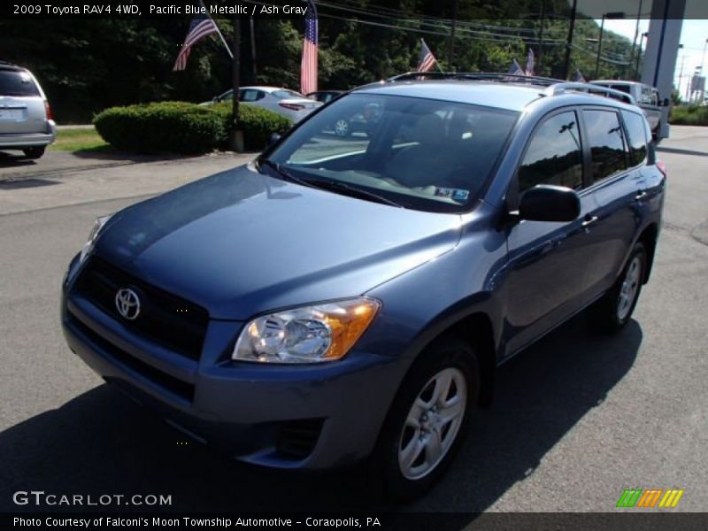 Pacific Blue Metallic / Ash Gray 2009 Toyota RAV4 4WD