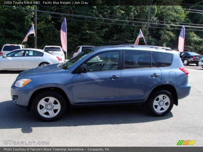 Pacific Blue Metallic / Ash Gray 2009 Toyota RAV4 4WD