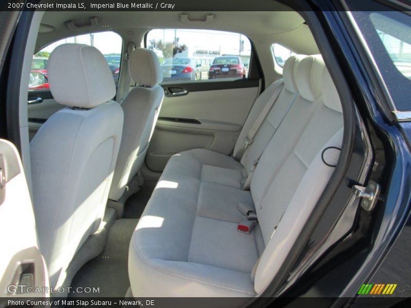 Imperial Blue Metallic / Gray 2007 Chevrolet Impala LS