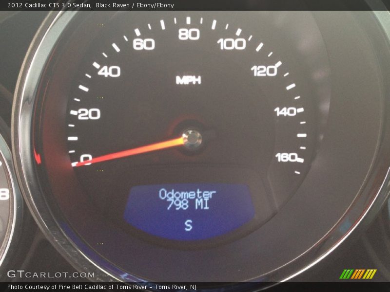 Black Raven / Ebony/Ebony 2012 Cadillac CTS 3.0 Sedan