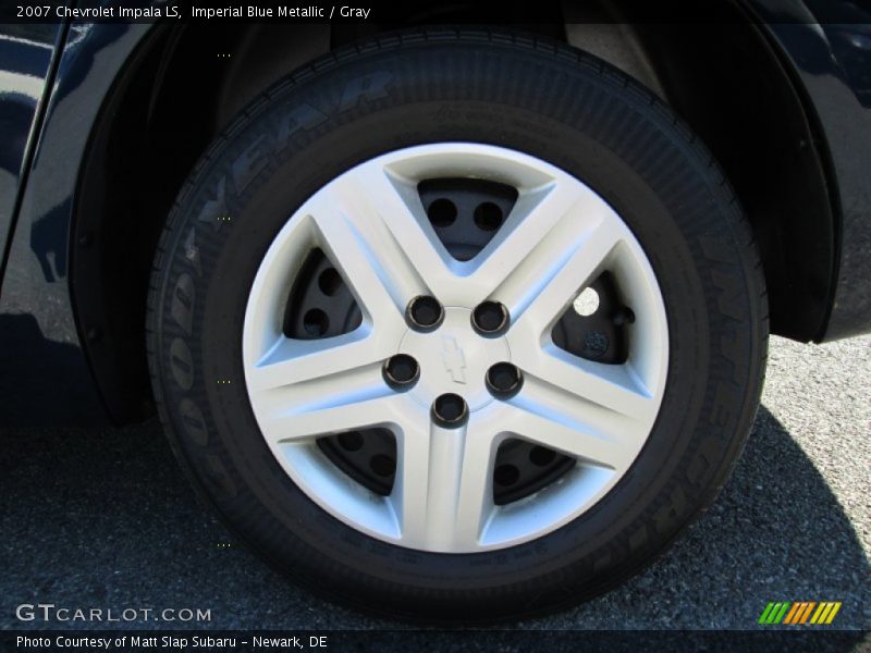 Imperial Blue Metallic / Gray 2007 Chevrolet Impala LS