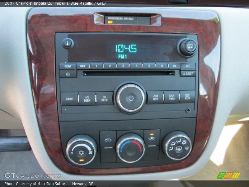 Imperial Blue Metallic / Gray 2007 Chevrolet Impala LS