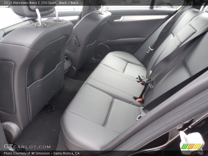 Black / Black 2013 Mercedes-Benz C 250 Sport