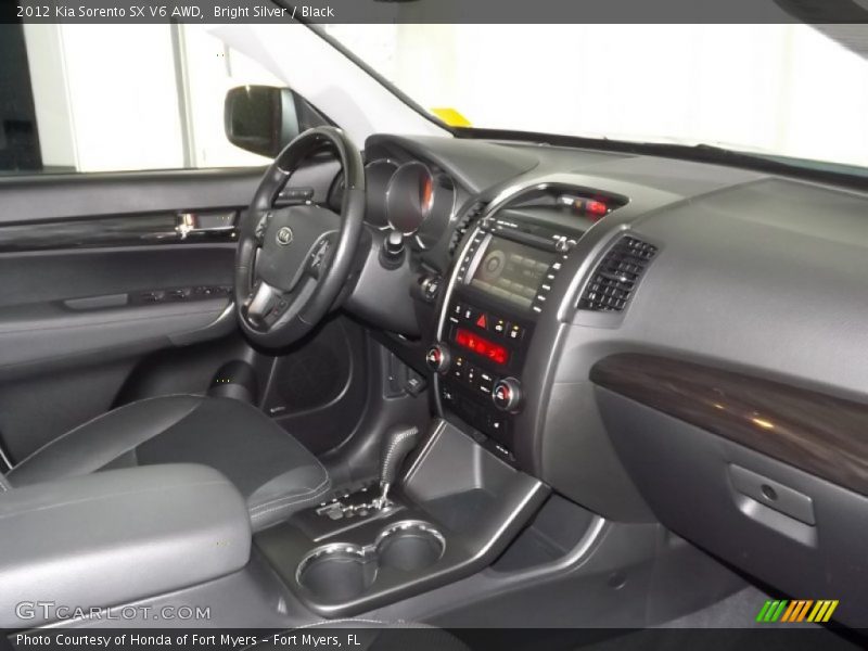 Bright Silver / Black 2012 Kia Sorento SX V6 AWD