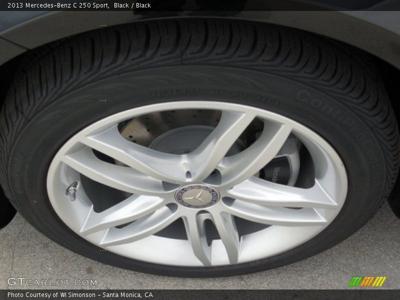 Black / Black 2013 Mercedes-Benz C 250 Sport