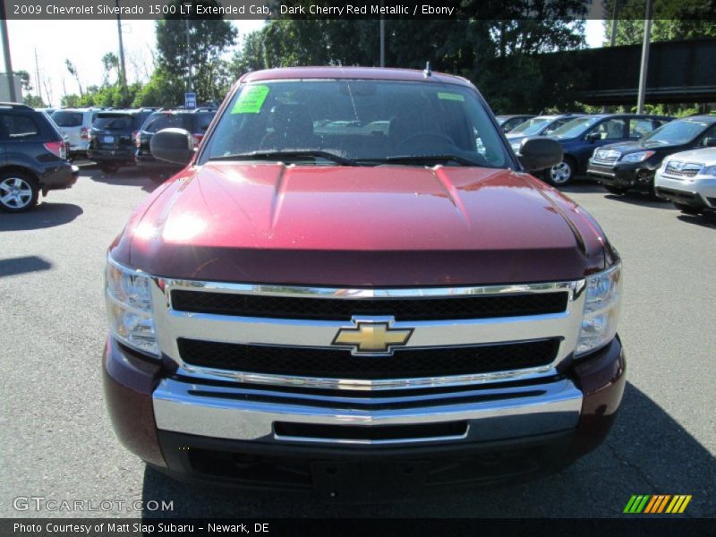 Dark Cherry Red Metallic / Ebony 2009 Chevrolet Silverado 1500 LT Extended Cab