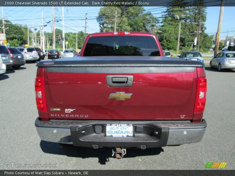 Dark Cherry Red Metallic / Ebony 2009 Chevrolet Silverado 1500 LT Extended Cab