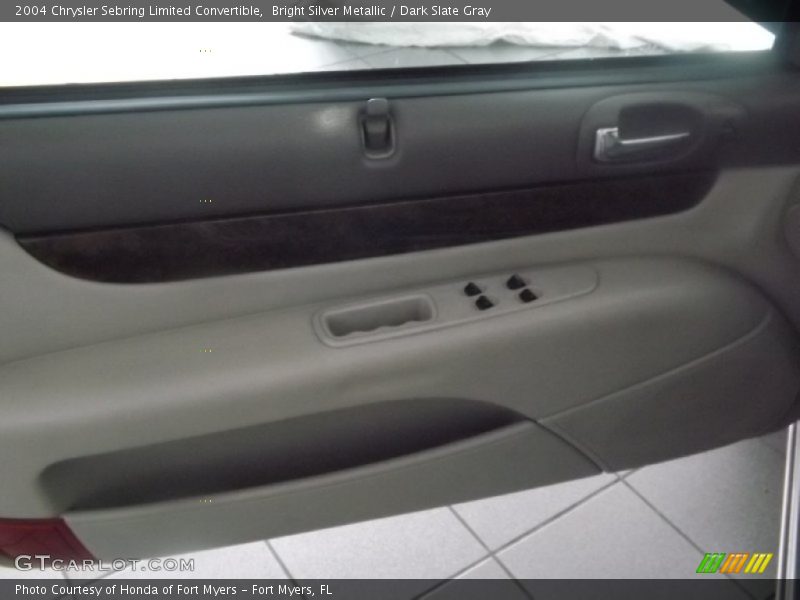 Bright Silver Metallic / Dark Slate Gray 2004 Chrysler Sebring Limited Convertible