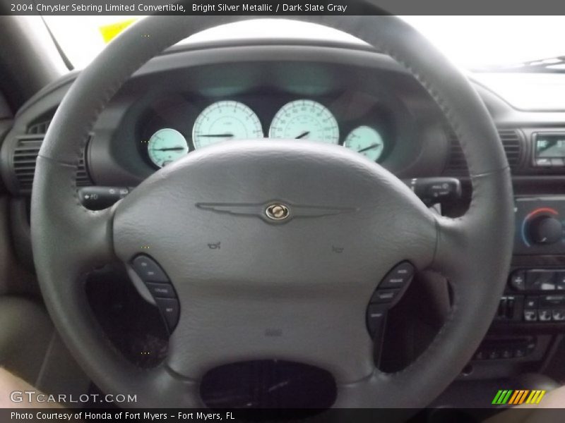 Bright Silver Metallic / Dark Slate Gray 2004 Chrysler Sebring Limited Convertible