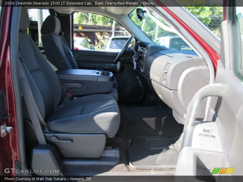 Dark Cherry Red Metallic / Ebony 2009 Chevrolet Silverado 1500 LT Extended Cab