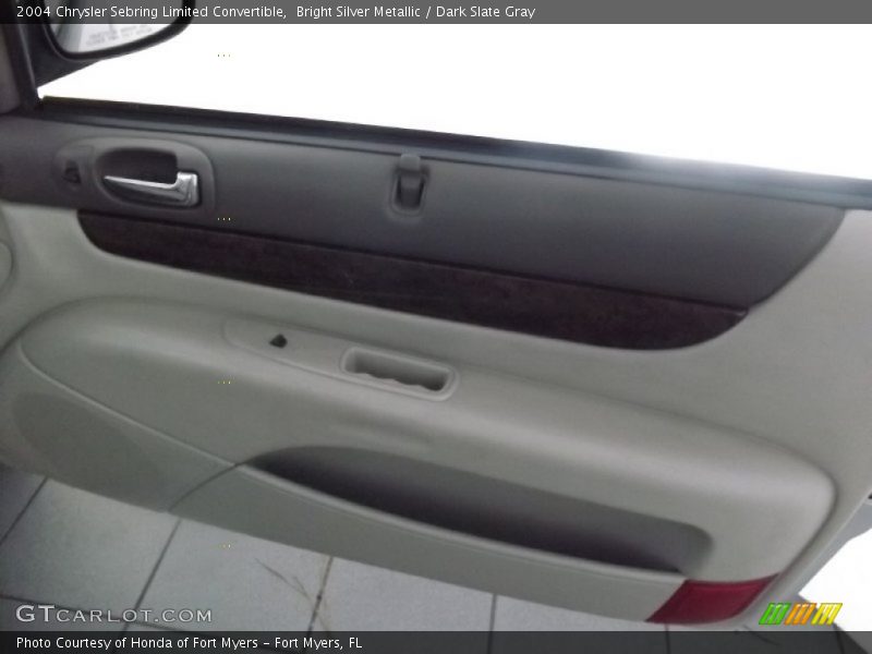 Bright Silver Metallic / Dark Slate Gray 2004 Chrysler Sebring Limited Convertible