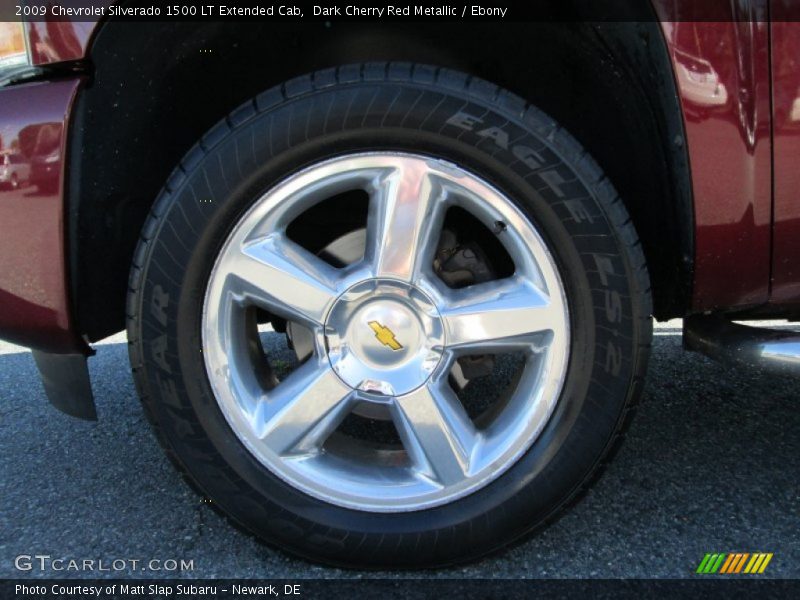 Dark Cherry Red Metallic / Ebony 2009 Chevrolet Silverado 1500 LT Extended Cab