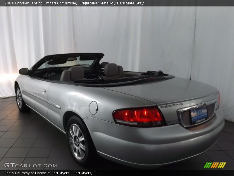 Bright Silver Metallic / Dark Slate Gray 2004 Chrysler Sebring Limited Convertible
