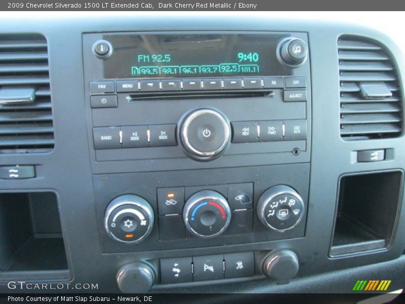 Dark Cherry Red Metallic / Ebony 2009 Chevrolet Silverado 1500 LT Extended Cab