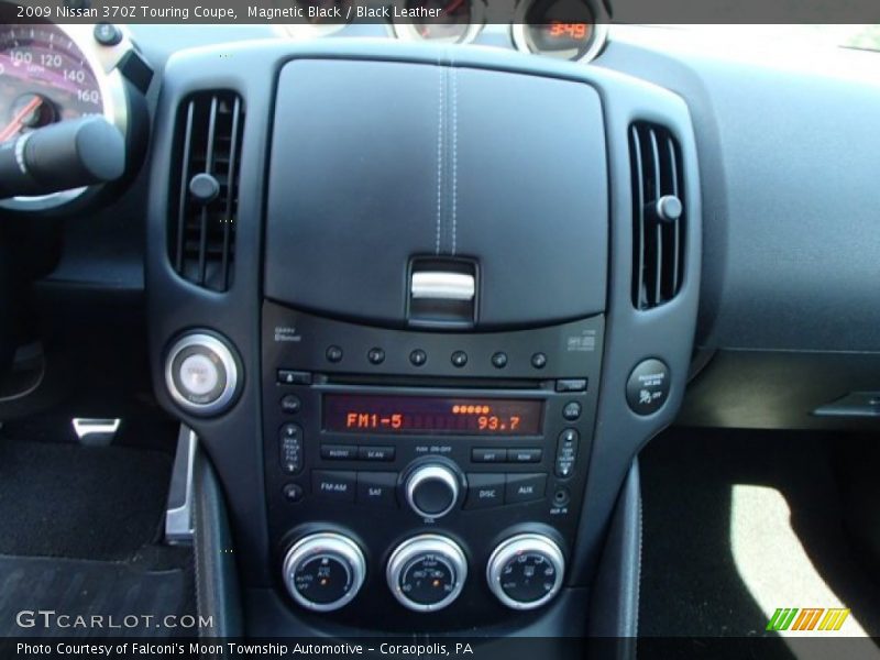 Magnetic Black / Black Leather 2009 Nissan 370Z Touring Coupe