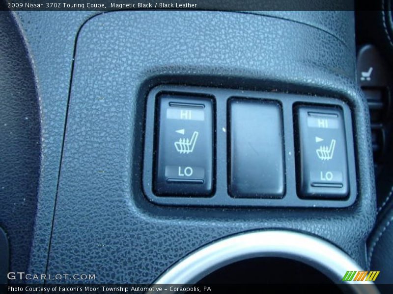 Magnetic Black / Black Leather 2009 Nissan 370Z Touring Coupe