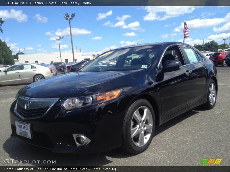 Crystal Black Pearl / Ebony 2011 Acura TSX Sedan