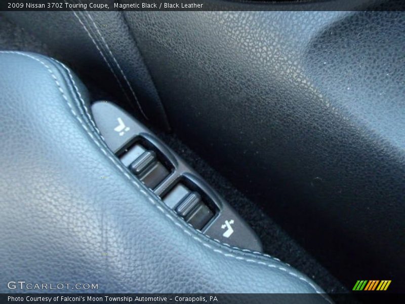 Magnetic Black / Black Leather 2009 Nissan 370Z Touring Coupe