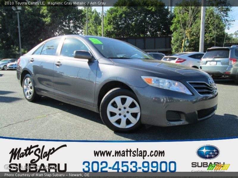 Magnetic Gray Metallic / Ash Gray 2010 Toyota Camry LE