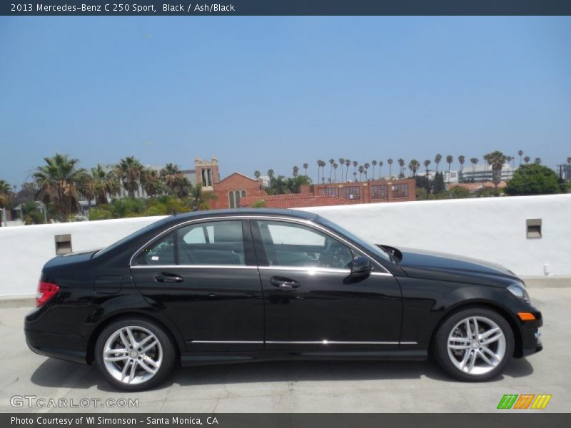 Black / Ash/Black 2013 Mercedes-Benz C 250 Sport