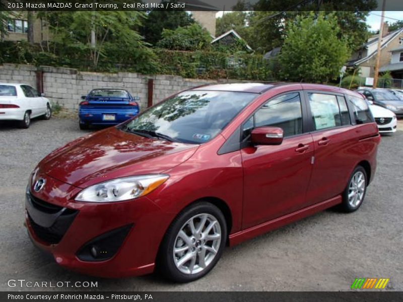Zeal Red Mica / Sand 2013 Mazda MAZDA5 Grand Touring