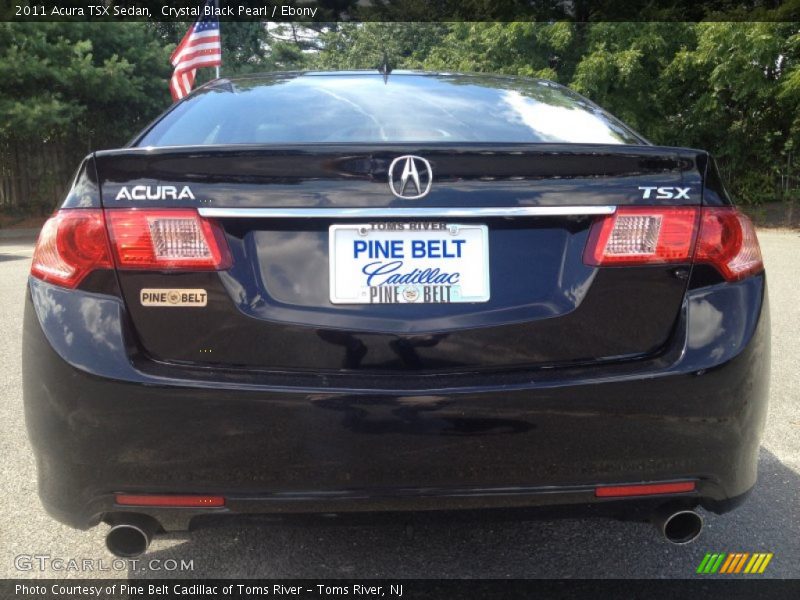 Crystal Black Pearl / Ebony 2011 Acura TSX Sedan