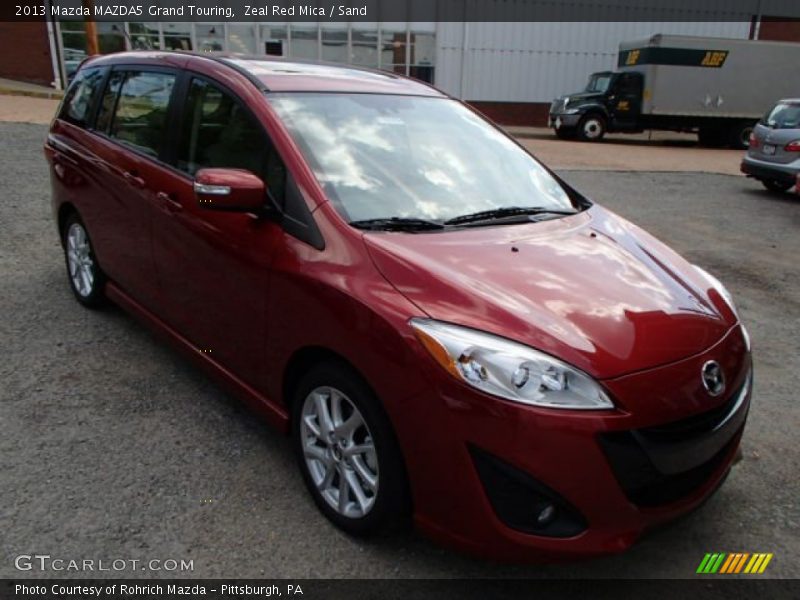 Zeal Red Mica / Sand 2013 Mazda MAZDA5 Grand Touring