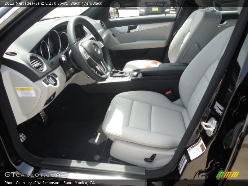 Black / Ash/Black 2013 Mercedes-Benz C 250 Sport