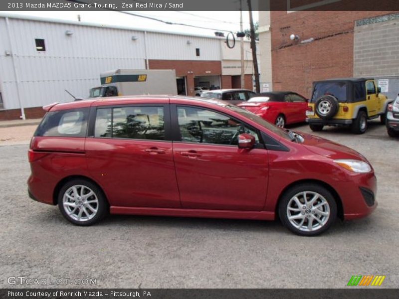 Zeal Red Mica / Sand 2013 Mazda MAZDA5 Grand Touring